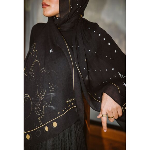 WOROOD "Starfall" Modal Scarf - Picture 2 of 4